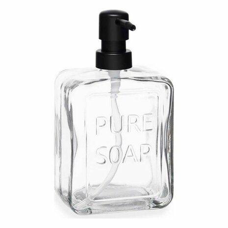 Zeepdispenser Pure Soap Kristal Transparant Plastic 570 ml (6 Stuks) 2