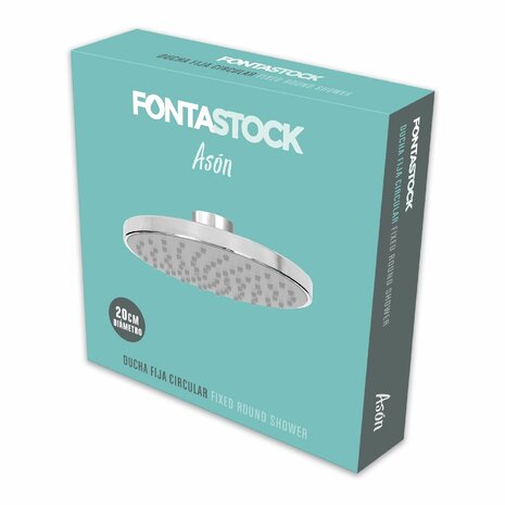 Douchekop Fontastock ASÓN ABS Ø 20 cm 2