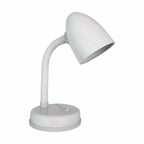 Bureaulamp EDM Amsterdam E27 60 W Flexo/bureaulamp Wit Metaal 13 x 34 cm (1 Stuks) 1