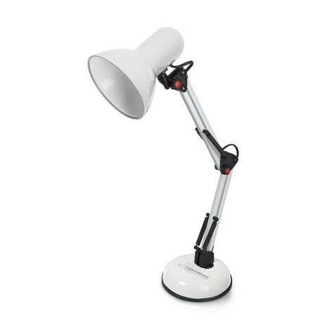 Bureaulamp Esperanza ELD112W Wit Zwart Plastic 12 W 1