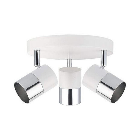 Plafondlamp EDM 32013 Moon Metaal / Kristal 50 W 20 x 7,6 x 12,6 cm Wit 1