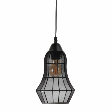Plafondlamp Zwart Metaal Ø 15 cm 1