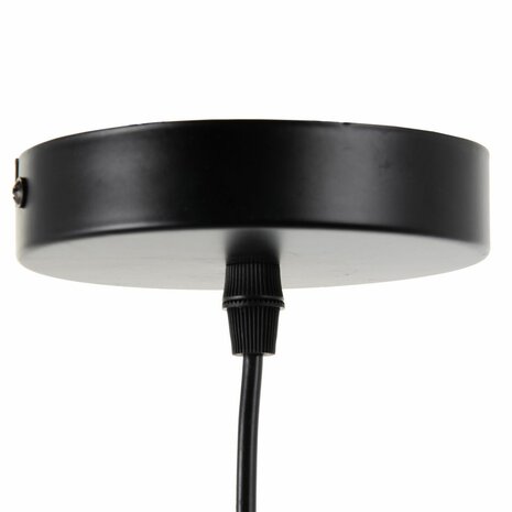 Plafondlamp Zwart Metaal Ø 15 cm 2