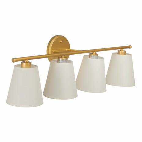 Muurlamp 82 x 20 x 25 cm Gouden Metaal Modern 1