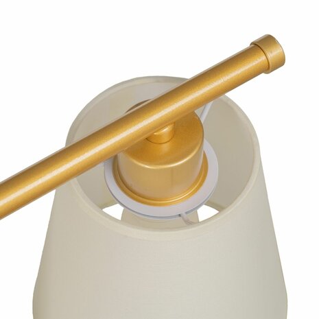 Muurlamp 82 x 20 x 25 cm Gouden Metaal Modern 2