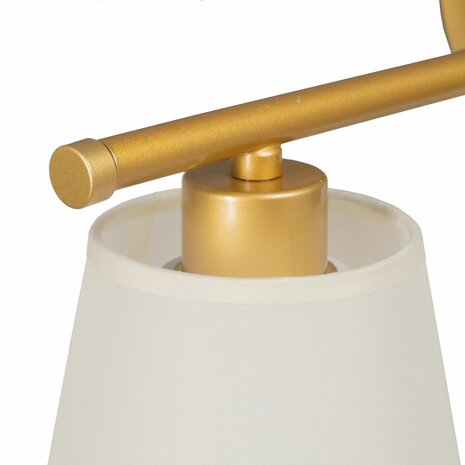 Muurlamp 82 x 20 x 25 cm Gouden Metaal Modern 4