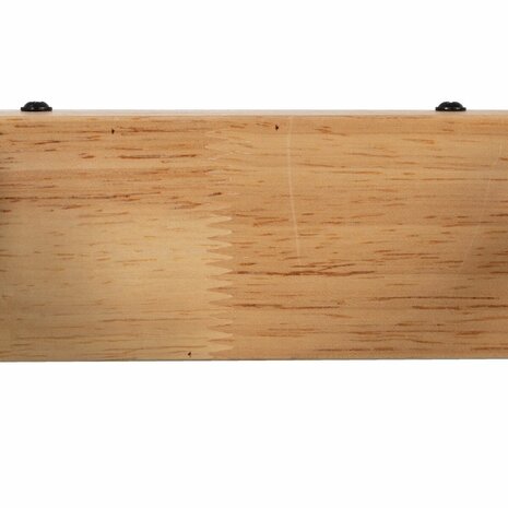 Wandlamp Zwart Beige Hout Ijzer A 220-240 V 36 x 21 x 17 cm 2