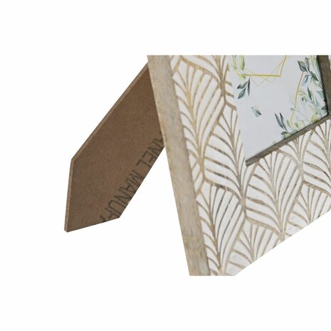 Fotolijsten DKD Home Decor 22,5 x 2 x 28 cm Kristal Bruin Wit Mangohout Stads 3