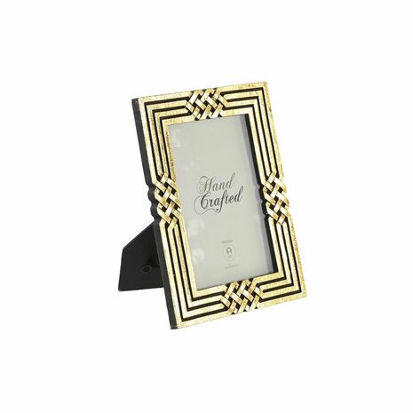 Fotolijsten DKD Home Decor 17 x 1,5 x 22 cm Gouden Hars Neoklassiek 1