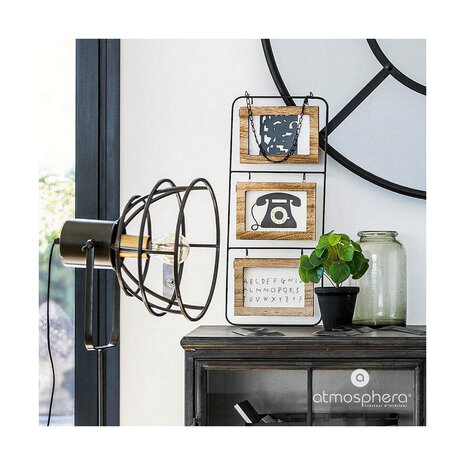 Muurfotolijst Atmosphera 3 fotos Hout MDF (52 x 22 cm) 2