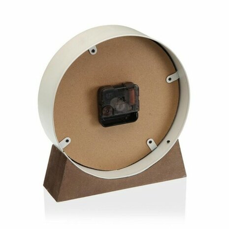 Tafelklok Versa Wit Hout MDF (20 x 20 x 6 cm) (Ø 20 cm) 3