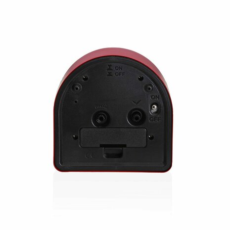 Tafelklok Versa Luxa Rood Plastic 5,8 x 10 x 10 cm 3