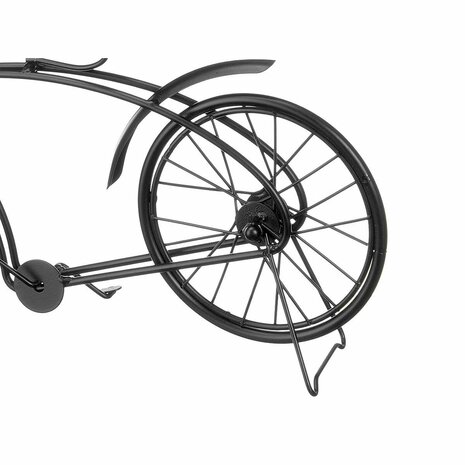 Tafelklok Fiets Zwart Metaal 38 x 20 x 4 cm (4 Stuks) 3