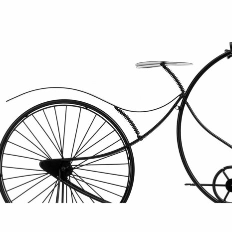 Tafelklok Fiets Zwart Metaal 95 x 50 x 12 cm 2