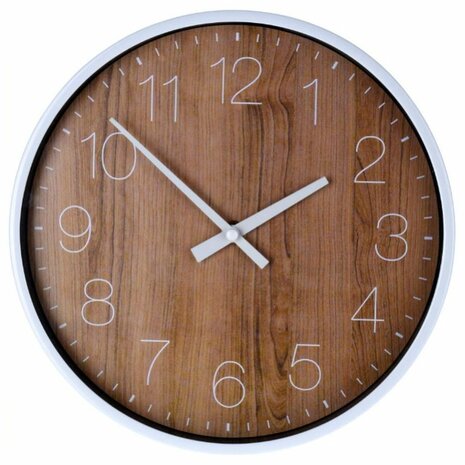 Muurklok Segnale Hout Ø 25 cm 1