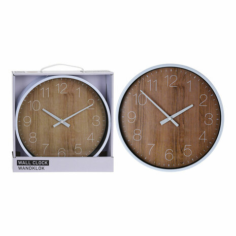 Muurklok Segnale Hout Ø 25 cm 2