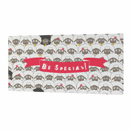 Canvas HappyFriday Baleno Teen Little sheep Multicolour 27 x 54 cm 1