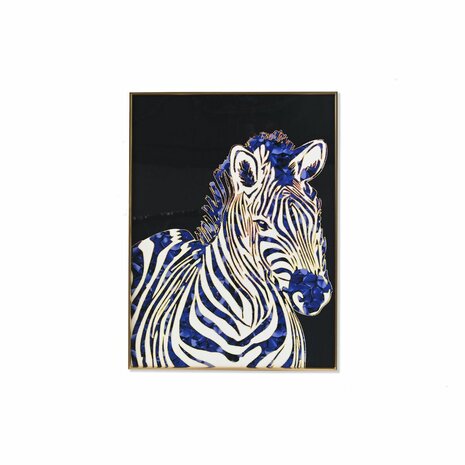 Schilderij DKD Home Decor Zebra Modern (60 x 3 x 80 cm) 1