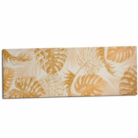 Canvas Blad van een plant Gouden 135 x 45 x 1,5 cm (6 Stuks) 2