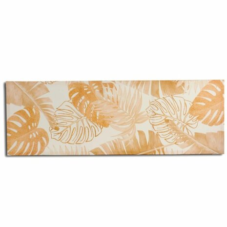 Canvas Blad van een plant Gouden 135 x 45 x 1,5 cm (6 Stuks) 4