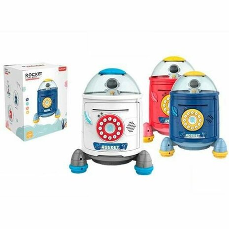 Spaarpot Roymart Rocket Kluis 20,5 x 24,5 x 20,5 cm 2
