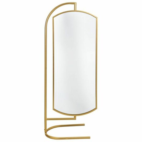 Staande spiegel Alexandra House Living Goud Metaal Ijzer Spiegel 40 x 162 x 62 cm 1
