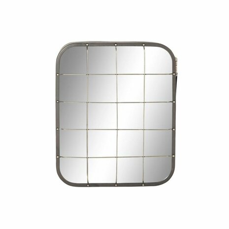 Wandspiegel DKD Home Decor Zwart Metaal Gouden (45.5 x 7.5 x 55 cm) 1