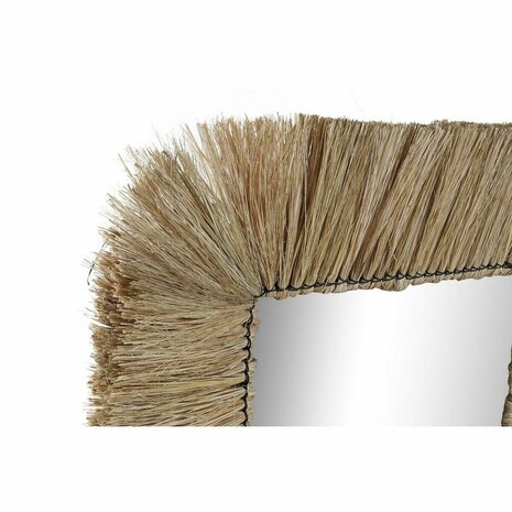 Wandspiegel DKD Home Decor Kristal Natuurlijk Jute (55 x 3 x 55 cm) 2
