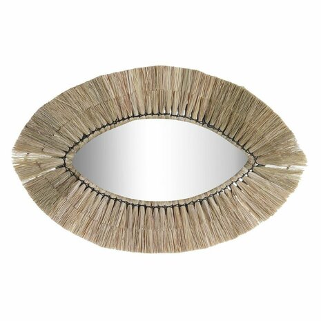 Wandspiegel DKD Home Decor Kristal Natuurlijk Jute (54 x 3 x 34 cm) 1