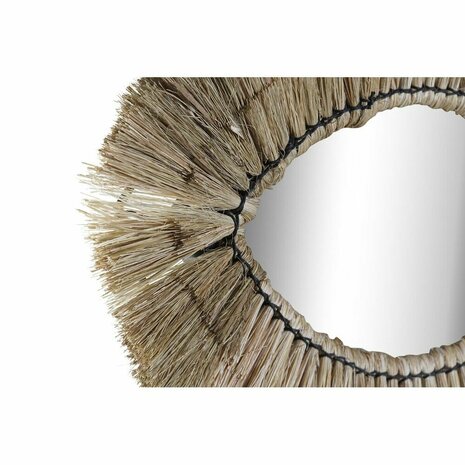 Wandspiegel DKD Home Decor Kristal Natuurlijk Jute (54 x 3 x 34 cm) 2