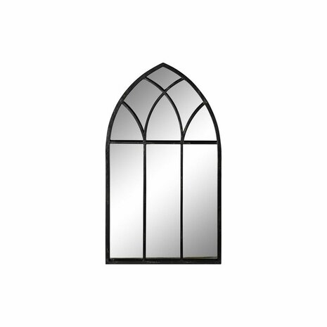 Wandspiegel DKD Home Decor Zwart Metaal Venster 36 x 2 x 65 cm (65 Onderdelen) 1