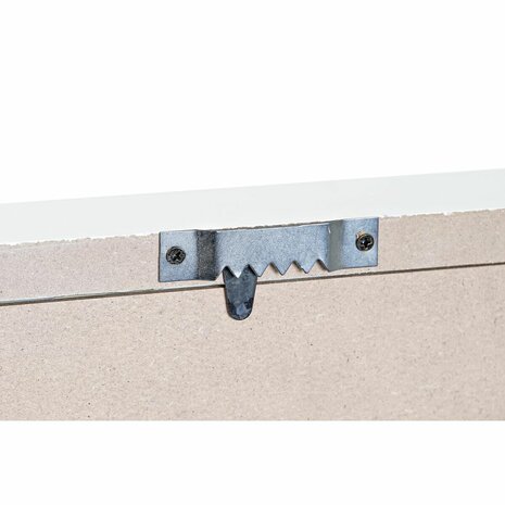 Wandspiegel DKD Home Decor Hout Wit Huizen (36 x 4 x 60 cm) 2