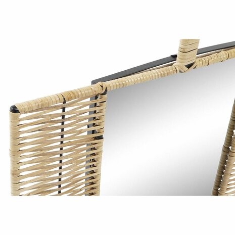 Wandspiegel DKD Home Decor Bruin Rotan Waaier Tropisch (50 x 2,5 x 72 cm) 3