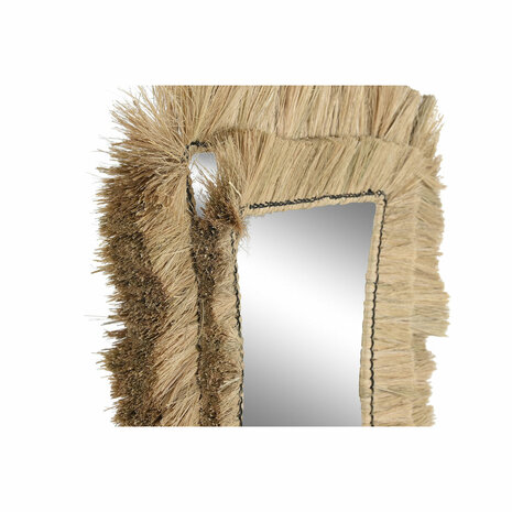 Wandspiegel DKD Home Decor 62 x 4 x 70 cm Kristal Bali Jute 3