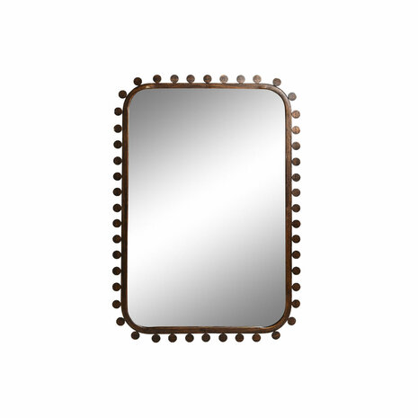 Wandspiegel Home ESPRIT Zwart Gouden Kristal Hout MDF Neoklassiek 44 x 2,5 x 64 cm 1