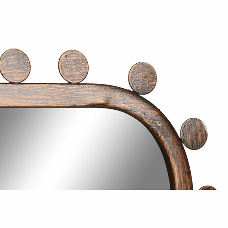Wandspiegel Home ESPRIT Zwart Gouden Kristal Hout MDF Neoklassiek 44 x 2,5 x 64 cm 3