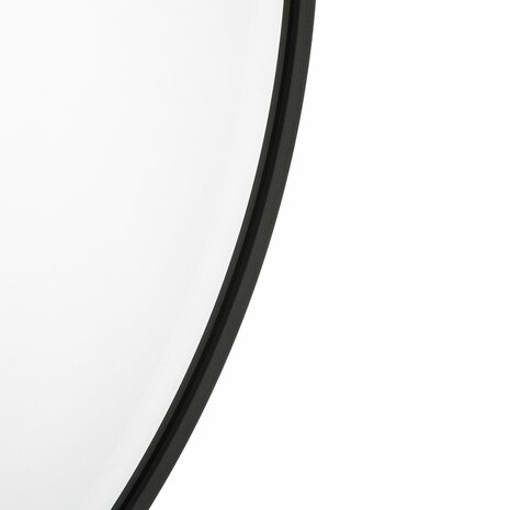 Wandspiegel Zwart Aluminium Kristal 40 x 2,8 x 40 cm 3