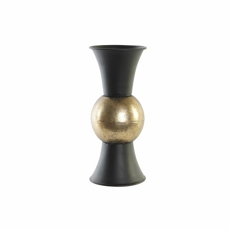 Vaas DKD Home Decor Zwart Metaal Koper Vintage 14 x 14 x 32 cm 1