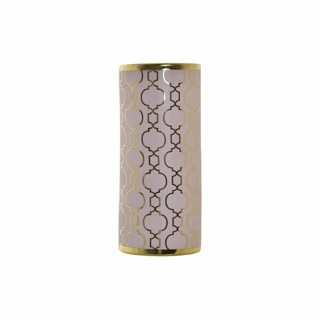Vaas DKD Home Decor Roze Gouden Porselein Orientaals Verchroomd 14 x 14 x 32 cm 1