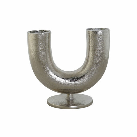 Vaas DKD Home Decor Zilverkleurig Aluminium 19 x 11 x 17 cm 1