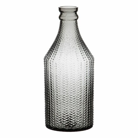 Vaas 11,7 x 11,7 x 30 cm Grijs Glas 1