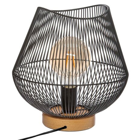 Bureaulamp Atmosphera Jena Zwart Metaal 40 W (Ø 28 x 26 cm) 1