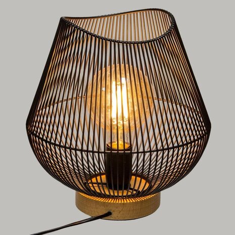 Bureaulamp Atmosphera Jena Zwart Metaal 40 W (Ø 28 x 26 cm) 3