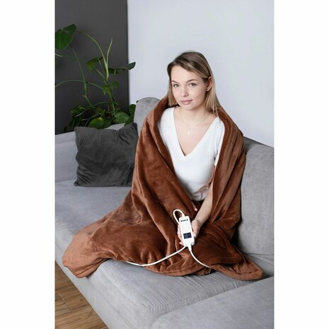 Elektrische Deken N&apos;oveen EB655                           180 x 130 cm Bruin Brons 4