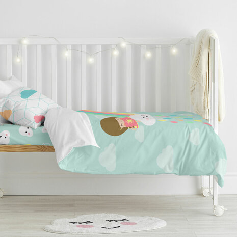Dekbedovertrek set HappyFriday Happynois Rainbow Multicolour Wieg voor baby&apos;s 2 Onderdelen 3