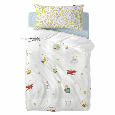 Dekbedovertrek set HappyFriday LE PETIT PRINCE Multicolour Wieg voor baby&apos;s 28 x 2 x 38 cm 6