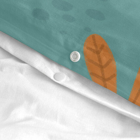 Dekbedovertrek set HappyFriday Mr Fox Dreaming   Multicolour Wieg voor baby&apos;s 2 Onderdelen 6