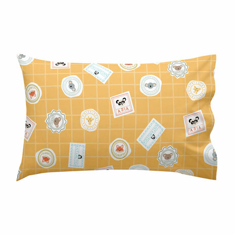 Dekbedovertrek set HappyFriday Mr Fox World trip Multicolour Wieg voor baby&apos;s 2 Onderdelen 5