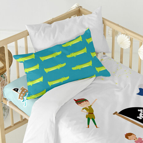 Dekbedovertrek set HappyFriday Mr Fox Flying boy Multicolour Wieg voor baby&apos;s 2 Onderdelen 4