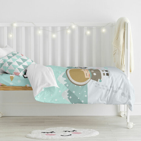 Dekbedovertrek set HappyFriday Happynois Skymo Day Multicolour Wieg voor baby&apos;s 2 Onderdelen 3